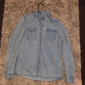 H&M Jean button up shirt